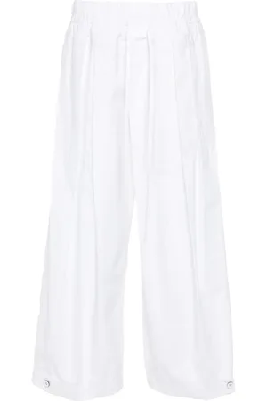 Jil Sander Pantalones palazzo plisado