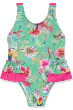 PATACHOU Bañador con estampado tropical