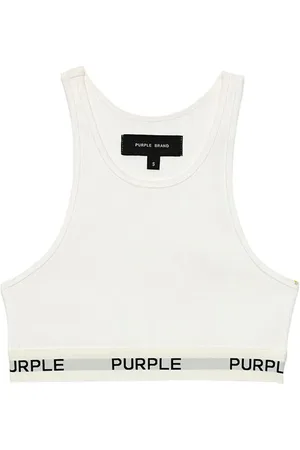 Purple Brand Top corto con logo