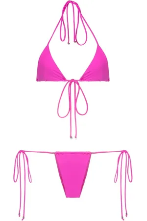 AMIR SLAMA Bikini con cuello halter