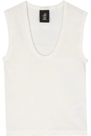 THOM KROM Top con cuello redondo