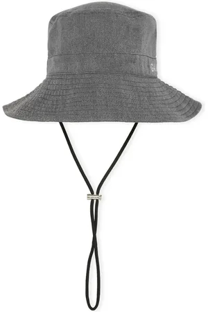 Ganni Sombrero de pescador vaquero con logo bordado