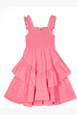 Twin-Set Vestido midi con volantes
