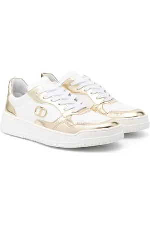 Twin-Set Zapatillas con placa del logo