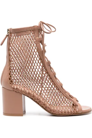 Gianvito Rossi Sandalias de punto flojo con cordones