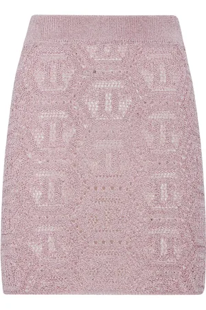 Philipp Plein Minifalda con monograma