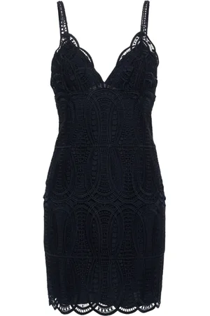 Alberta Ferretti Vestido corto bordado