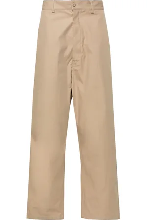 Maison Margiela Pantalones rectos de talle medio