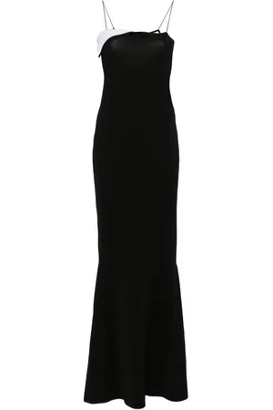 Jacquemus Vestido largo Aro drapeado