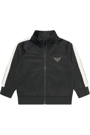 Emporio Armani Chaqueta con logo en jacquard