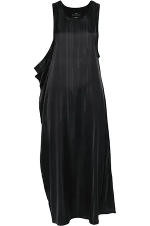 Y-3 Vestido largo a rayas