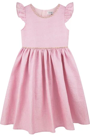 IAME Vestido con rosas en jacquard