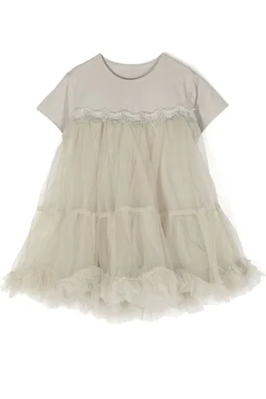 JNBY by JNBY Vestido estilo camiseta con falda de tul
