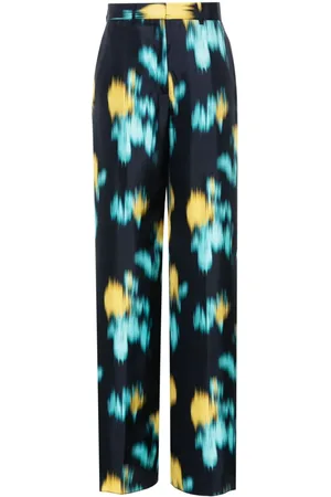 Lanvin Pantalones anchos con estampado abstracto
