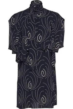 Prada Vestido corto con estampado abstracto