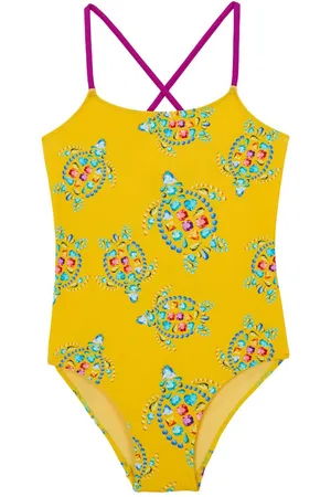 Vilebrequin Bañador con tortuga estampada