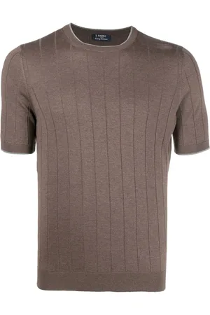 BARBA Camiseta de punto de canalé