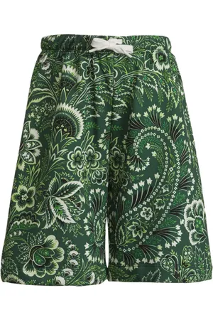 Etro Bermudas con motivo de cachemira