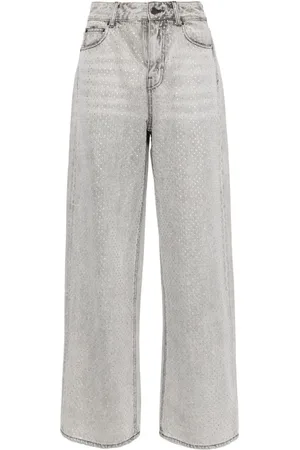 JNBY Vaqueros con apliques de strass
