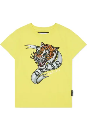 Philipp Plein Camiseta con detalle de cristales