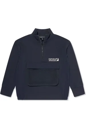 Emporio Armani Sudadera con media cremallera