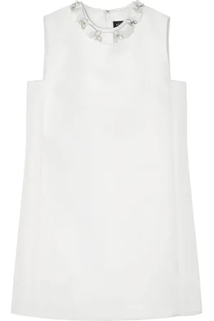VERSACE Vestido corto con detalle de cuentas