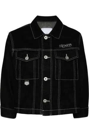 Chocoolate Chaqueta vaquera con logo bordado