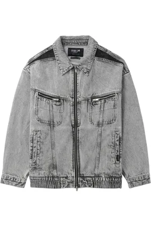FIVE CM Chaqueta vaquera con cremallera