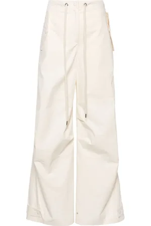 Moncler Pantalones anchos tipo cargo con detalle rasgado