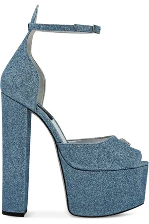 Philipp Plein Sandalias Glitter con plataforma de 120 mm
