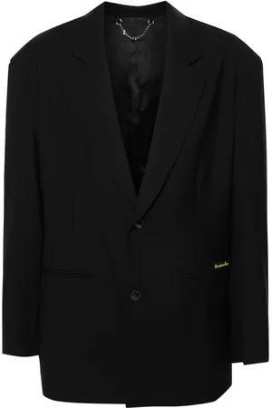 MARTINE ROSE Blazer con parche del logo
