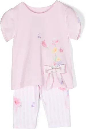 Lapin House Set con pantalones y estampado floral