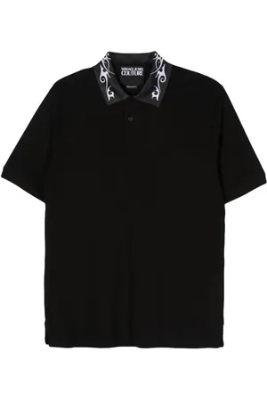 VERSACE Polo con logo estampado