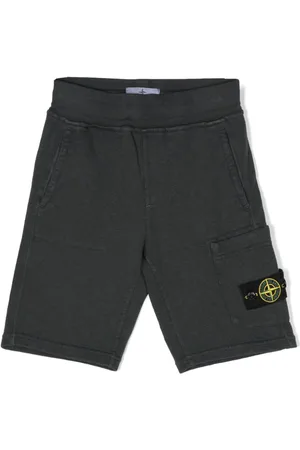 Stone Island Bermudas con distintivo Compass