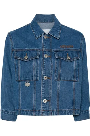 Chocoolate Chaqueta vaquera con logo bordado