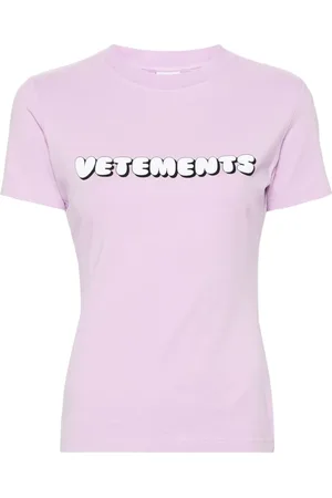 Vetements Camiseta con logo estampado