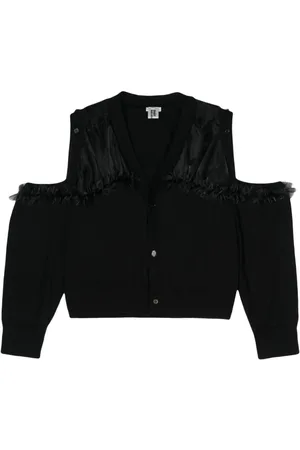NOIR KEI NINOMIYA Cárdigan con detalle de volantes