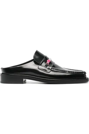 MARTINE ROSE Mocasines con cadena de cuentas