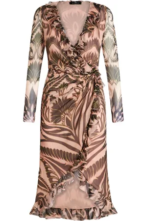 Etro Vestido con estampado gráfico