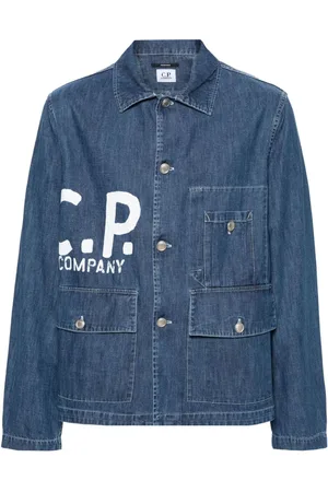 C.P. Company Chaqueta vaquera con logo