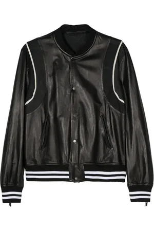 SALVATORE SANTORO Chaqueta con panel de ante