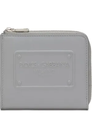 Dolce & Gabbana Cartera con cremallera y logo en relieve