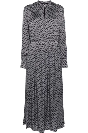 HUGO BOSS Vestido midi con monograma