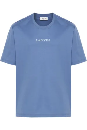 Lanvin Camiseta con logo bordado