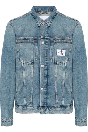 Calvin Klein Chaqueta vaquera con aplique del logo
