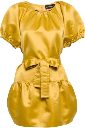 Cynthia Rowley Vestido corto con manga farol