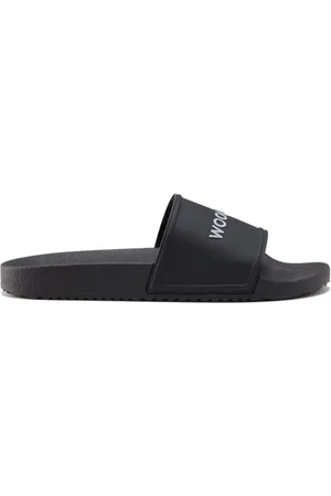 Woolrich Chanclas con logo en relieve