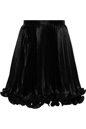 Balmain Minifalda con ribete de volantes