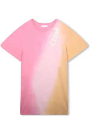 Chloé Vestido con logo estampado