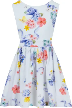 Lapin House Vestido midi con estampado floral